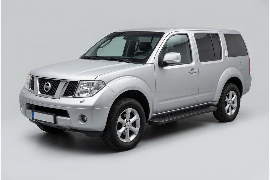 Nissan Pathfinder R51 2005-2014 Side Steps Allmond Black (2 pcs, Aluminum) Image