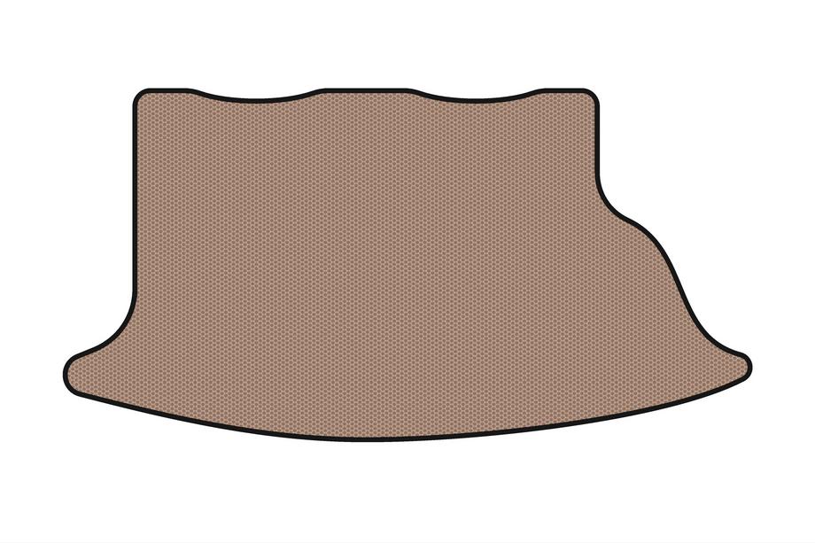 Chevrolet Niva 1998-2020 Rubber Trunk Mat Carsuit (Beige) Image