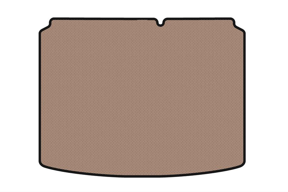 Citroen C-4 2004-2010 Rubber trunk mat Carsuit (Coupe, beige) Photo 1