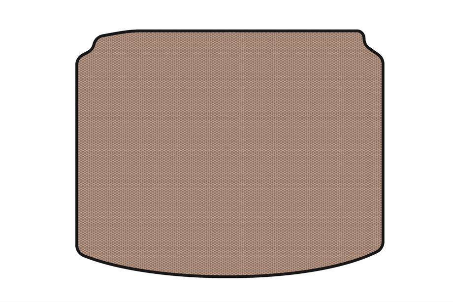 Citroen C-4 2004-2010 Rubber trunk mat Carsuit (HB, 5-door, Facelift, beige) Image
