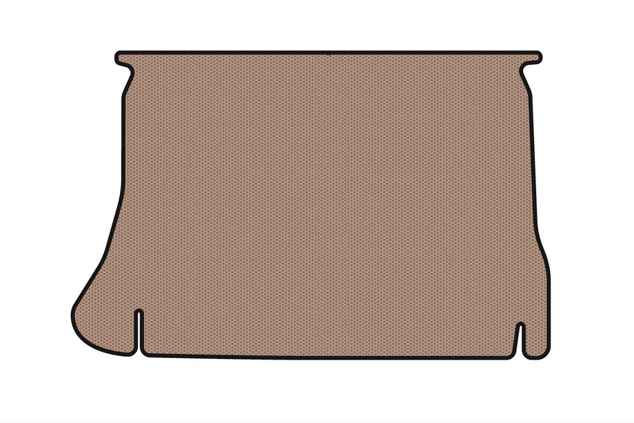 Daewoo Lanos 1998-2017 Rubber trunk mat Carsuit (HB, beige) Photo 1