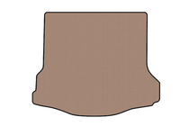 Ford Focus III 2011-2017 Rubber trunk mat Carsuit (2011-2014, SD, USA, beige) photo 1