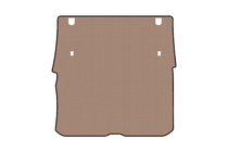 Honda Pilot 2015-2022 Rubber trunk mat Carsuit (2015-2018, without 3rd row, 8-seater, USA, beige) photo 1