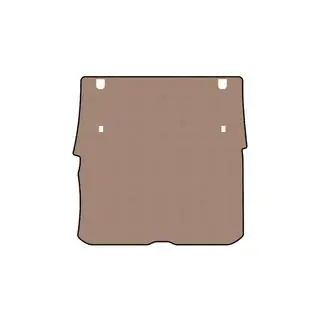 Rubber trunk mat Carsuit (2015-2018, without 3rd row, 8-seater, USA, beige) photo 1