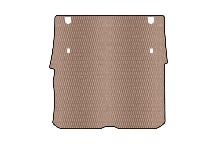 Honda Pilot 2015-2022 Rubber trunk mat Carsuit (2015-2018, without 3rd row, 8-seater, USA, beige) Image