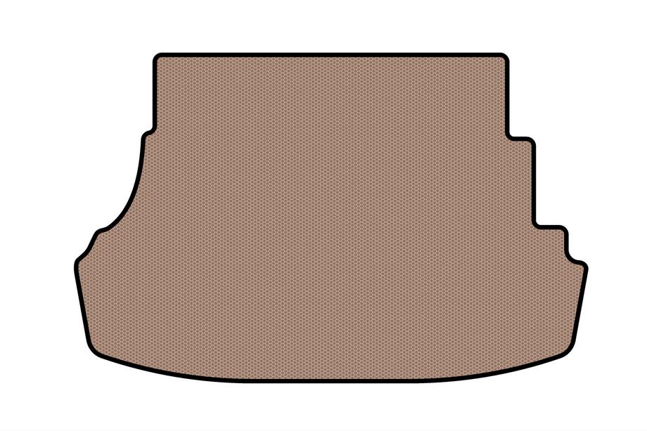 Hyundai Accent 2017-2023 Rubber trunk mat Carsuit (SD, beige) Image