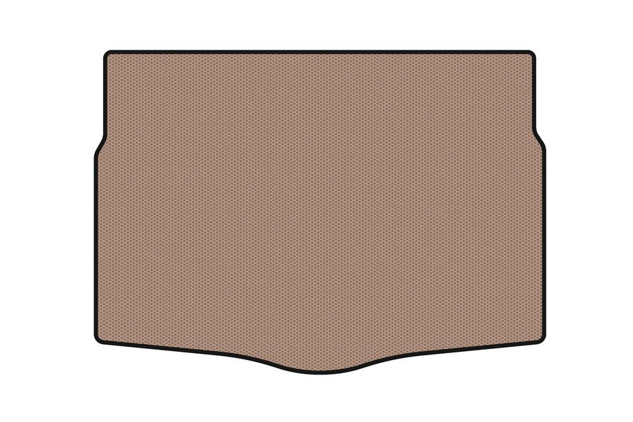 Hyundai I-30 2012-2017 Rubber trunk mat Carsuit (HB, 5-door, beige) Photo 1