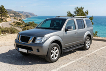 Nissan Pathfinder R51 2005-2014 Side Steps Bosphorus Black (2 pcs, Aluminum) photo 1