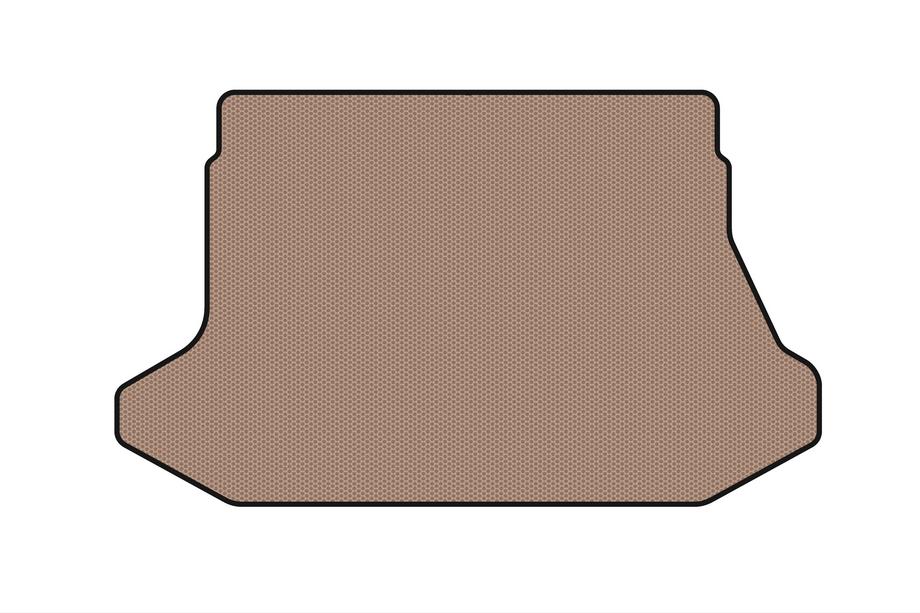 Kia Cerato 1 2004-2009 Rubber trunk mat Carsuit (HB, beige) Image