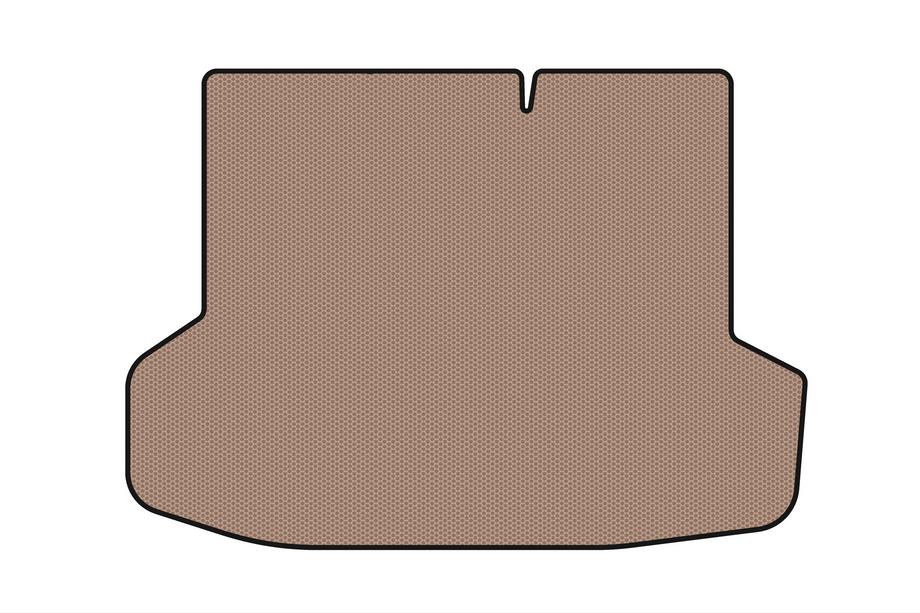 Kia Rio 2005-2011 Rubber trunk mat Carsuit (SD, beige) Image