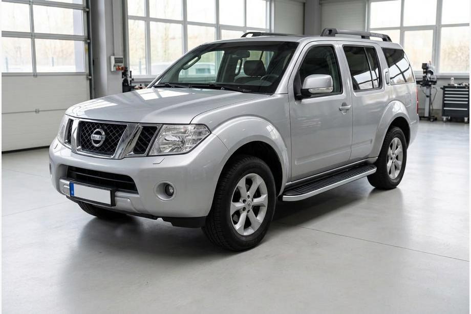 Nissan Pathfinder R51 2005-2014 Side Steps Tayga Grey (2 pcs, Aluminum) Image