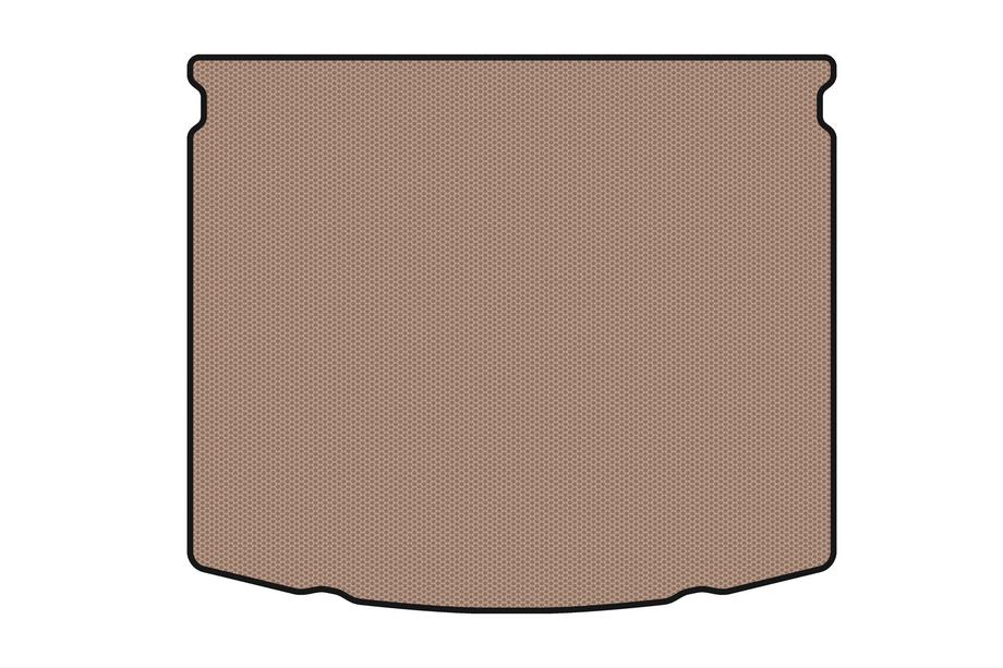 Mazda 3 2013-2019 Rubber trunk mat Carsuit (HB, beige) Photo 1