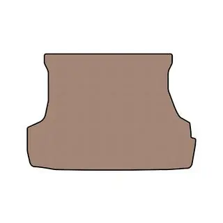 Rubber trunk mat Carsuit (hatchback, 5-door, beige) photo 1