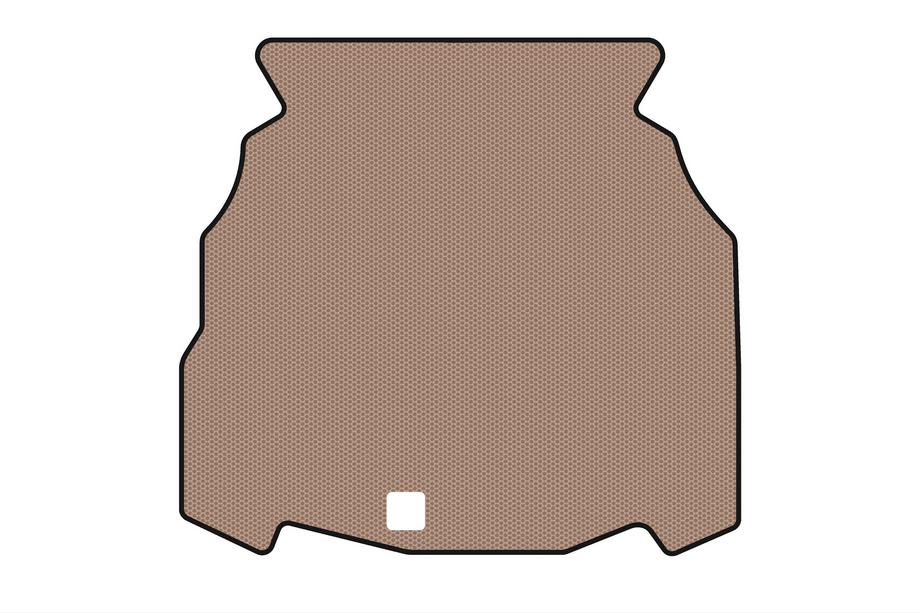 Mercedes C-class W203 2000-2007 Rubber trunk mat Carsuit (SD, beige) Image