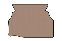 Mercedes C-class W203 2000-2007 Rubber trunk mat Carsuit (Coupe, beige) photo 1