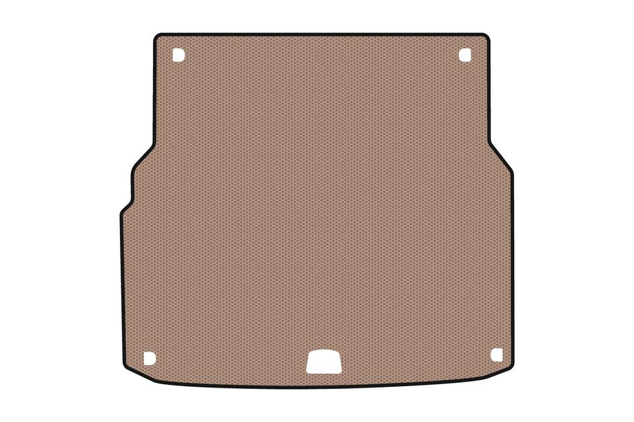 Mercedes C-class W205 2014-2021 Rubber trunk mat Carsuit (2014-2017, SW, beige) Image