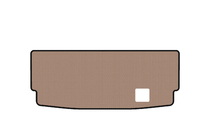Mercedes GL class X164 2006-2012 Rubber trunk mat Carsuit (7-seater with folded 3rd row, beige) photo 1