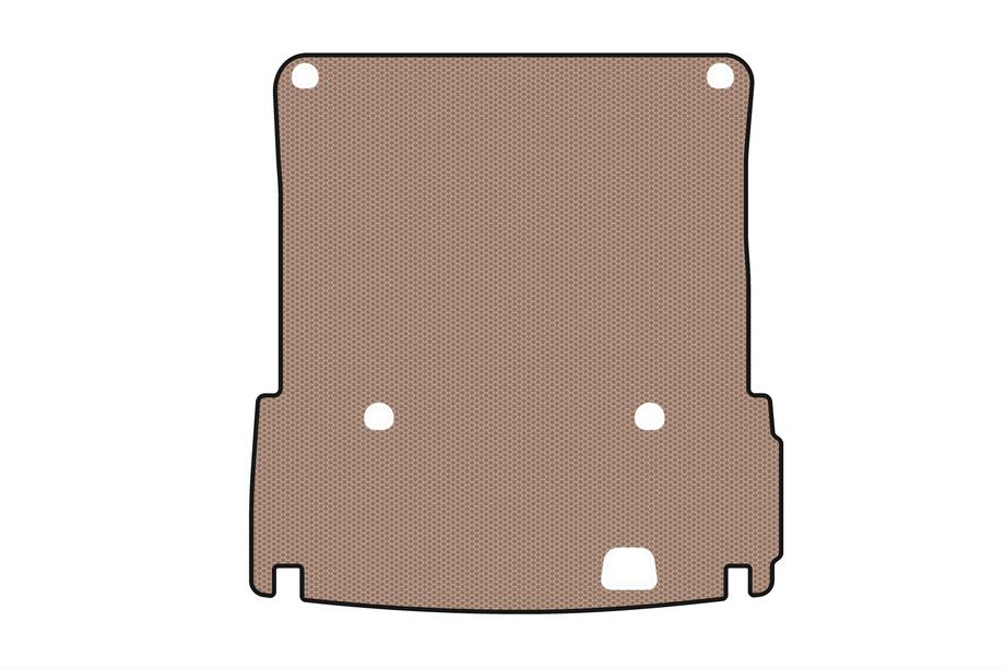 Mercedes GL/GLS class X166 2012-2019 Rubber trunk mat Carsuit (2012-2015, beige) Image