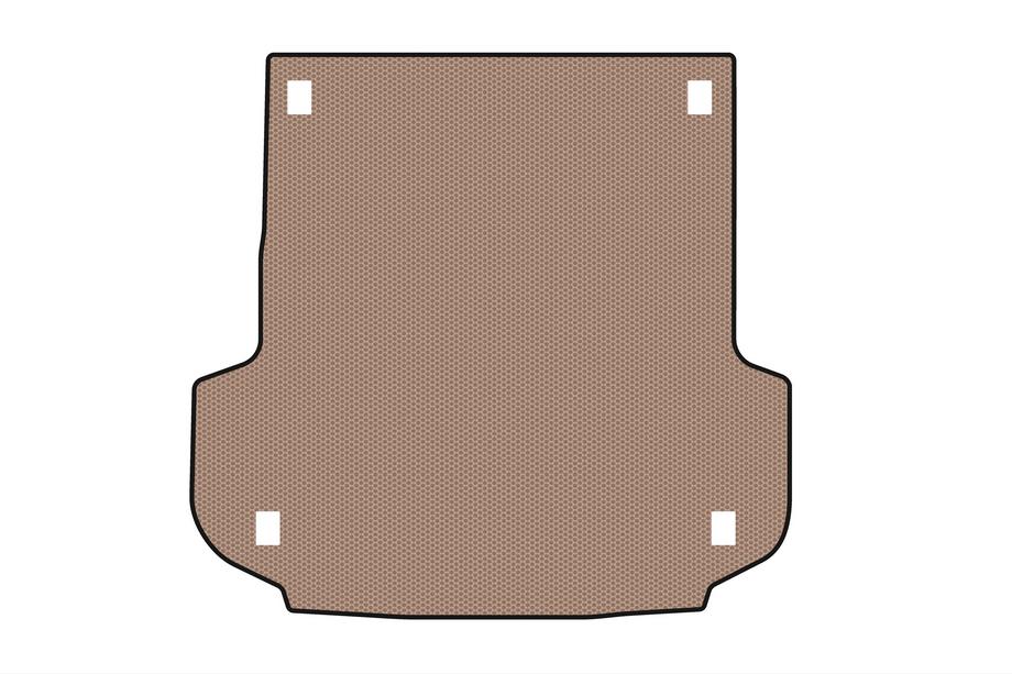 Mitsubishi Pajero Sport 2015- Rubber Trunk Mat Carsuit (Beige) Image