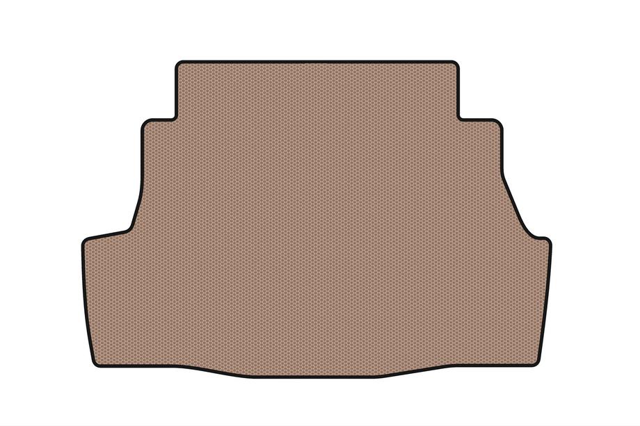 Nissan Almera B10 Classic 2006-2012 Rubber trunk mat Carsuit (SD, beige) Image