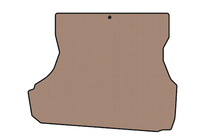 Opel Vectra B 1995-2002 Rubber trunk mat Carsuit (SD, beige) photo 1