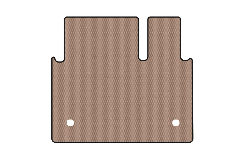 Peugeot Expert 2007-2016 Rubber trunk mat Carsuit (2012-2016, 1+1, beige) Image