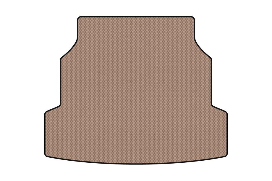 Renault Latitude 2010-2015 Rubber trunk mat Carsuit (SD, beige) Photo 1