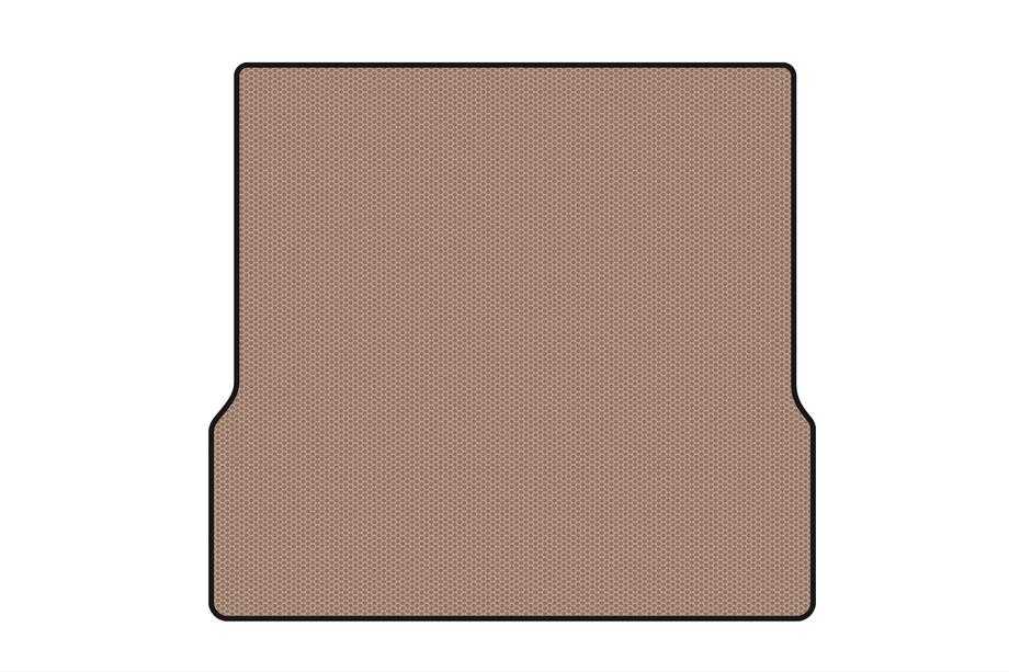 Renault Logan II 2013-2022 Rubber trunk mat Carsuit (SD, beige) Image