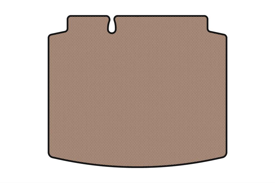 Seat Leon 2005-2012 Rubber trunk mat Carsuit (hatchback, 5-door, beige) Image