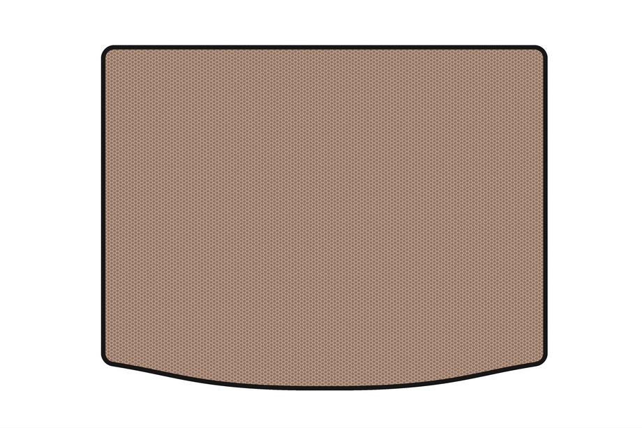 Seat Leon 2013-2020 Rubber trunk mat Carsuit (hatchback, 5-door, beige) Image