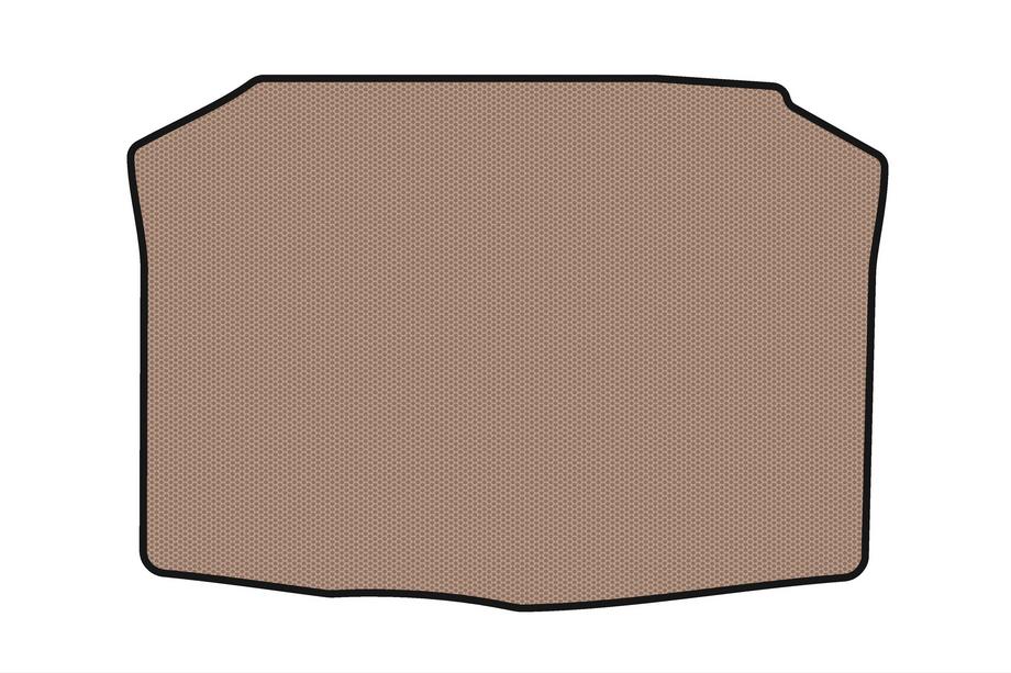 Skoda Fabia 2000-2007 Rubber trunk mat Carsuit (HB, beige) Image
