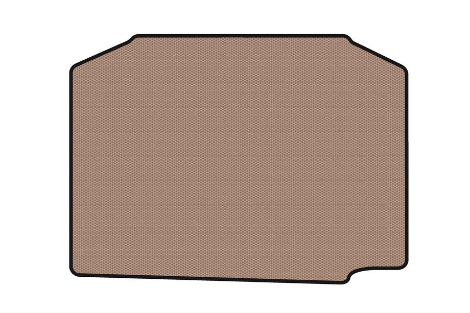 Skoda Fabia 2007-2014 Rubber trunk mat Carsuit (HB, beige) Image