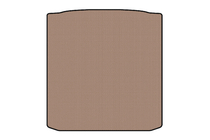 Skoda Superb 2009-2015 Rubber trunk mat Carsuit (single false floor, SW, beige) photo 1
