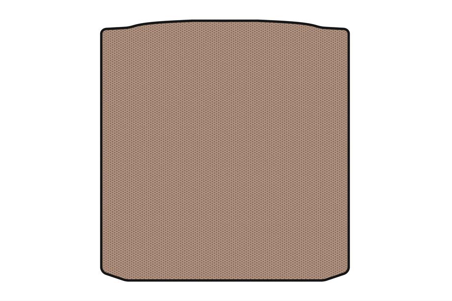 Skoda Superb 2009-2015 Rubber trunk mat Carsuit (single false floor, SW, beige) Image