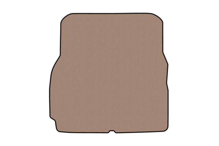 Tesla Model X 2015- Rubber trunk mat Carsuit (7-seater, USA, beige) Photo 1