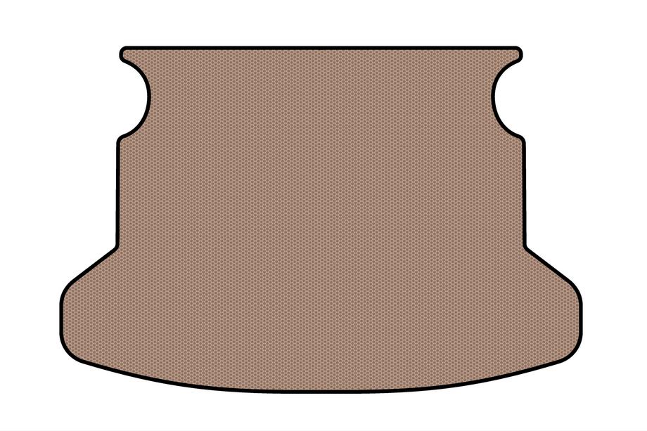 Toyota Corolla 2002-2007 Rubber trunk mat Carsuit (SD, beige) Image