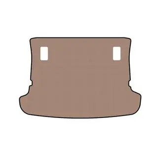 Rubber trunk mat Carsuit (7-seater, beige) photo 1