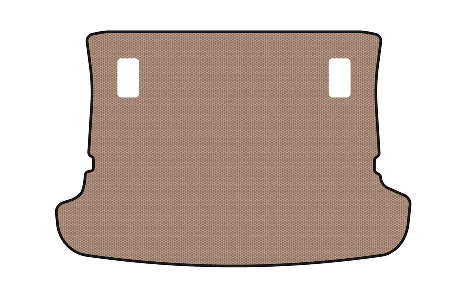 Toyota Corolla Verso 2004-2009 Rubber trunk mat Carsuit (7-seater, beige) Image