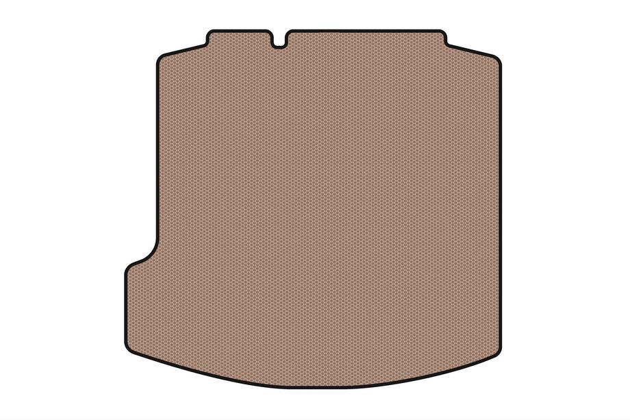 Volkswagen Bora 1998-2004 Rubber trunk mat Carsuit (SD, beige) Image