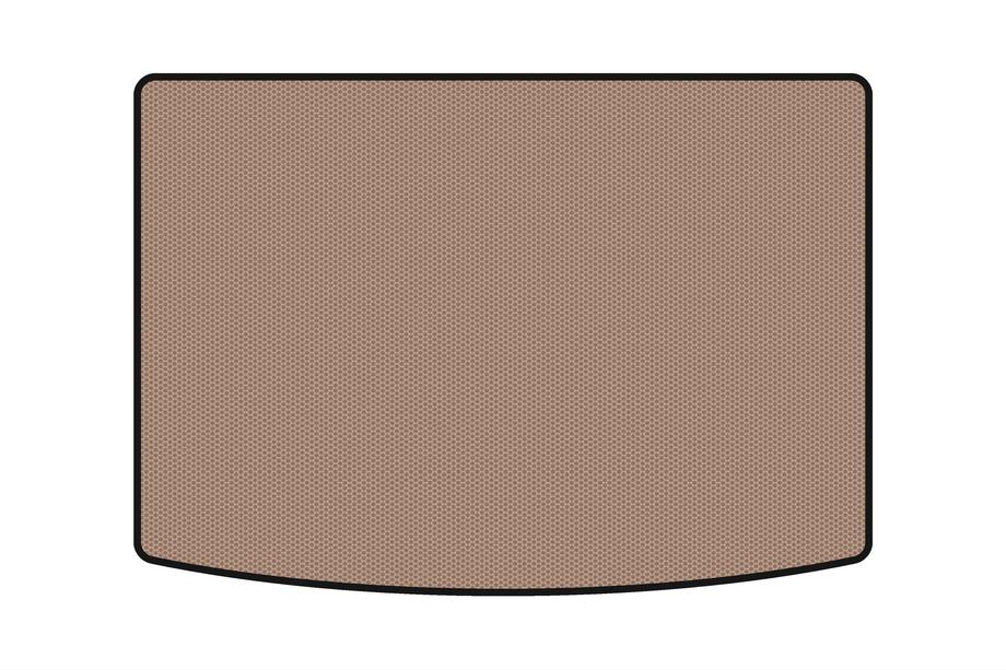 Volkswagen Golf Plus 2004-2014 Rubber Trunk Mat Carsuit (Beige) Image