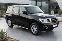 Nissan Patrol Y62 2010-2024 Side Steps Maydos V1 (2 pcs, Aluminum & Stainless Steel) photo 1