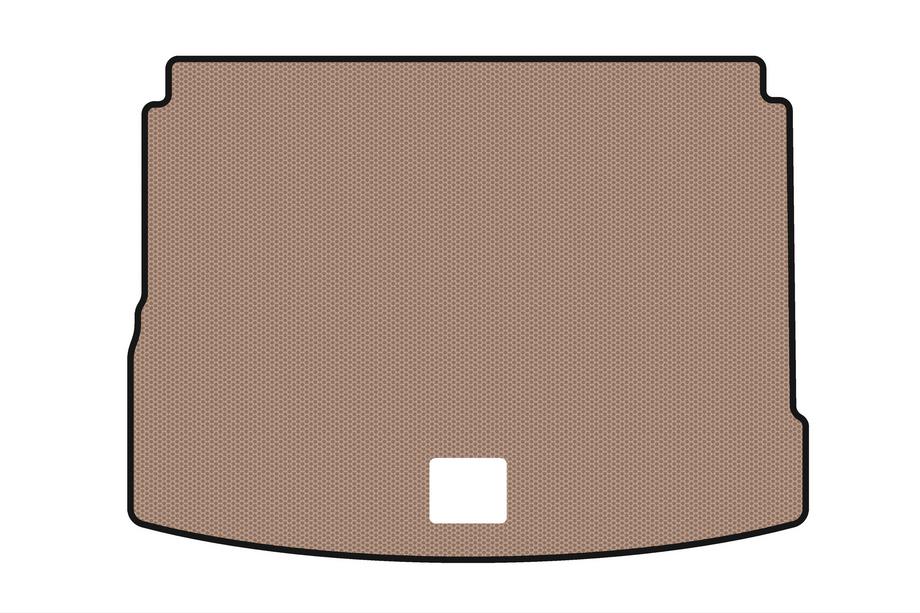 Volkswagen Tiguan 2016-2023 Rubber trunk mat Carsuit V2 (USA, beige) Image