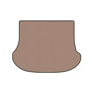 Rubber trunk mat Carsuit (SD, beige) photo 1