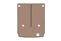 Mercedes GL class X164 2006-2012 Rubber trunk mat Carsuit (7-seater with folded 3rd row, beige) photo 1