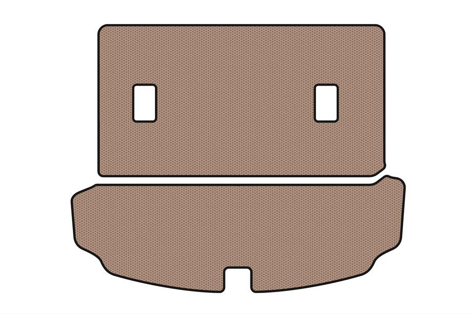 Acura MDX 2007-2013 Rubber Trunk Mat Carsuit V-2 (Beige) Image