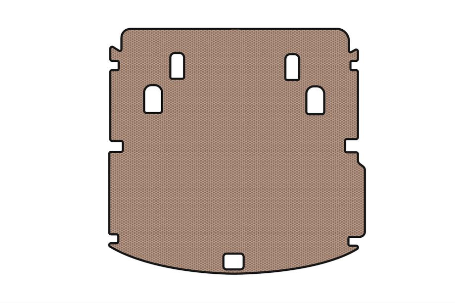 Acura MDX 2013-2020 Rubber Trunk Mat Carsuit V-1 (Beige) Photo 1