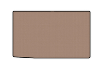 Audi A2 1999-2005 Rubber trunk mat Carsuit V-2 (HB, beige) photo 1