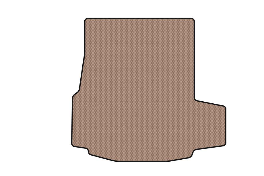 BMW 5 Series G30/G31 2017–2023 Rubber trunk mat Carsuit V-2 (For G30, beige) Image