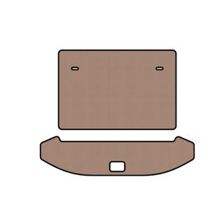 Rubber trunk mat Carsuit (3 rows, beige) photo 1