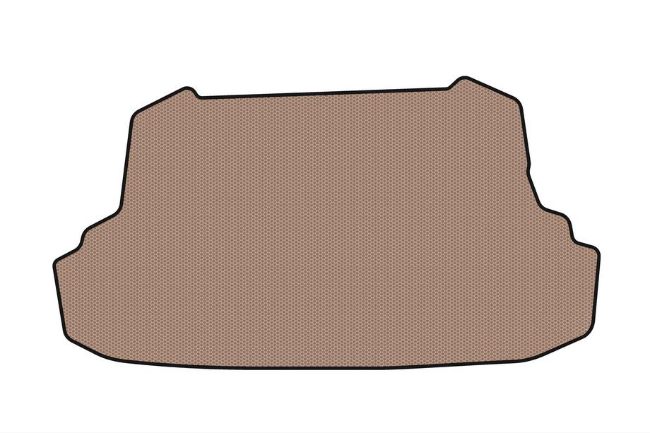 BYD F3 2013-2015 Rubber trunk mat Carsuit (with cut-out for gas cylinder, SD, beige) Photo 1